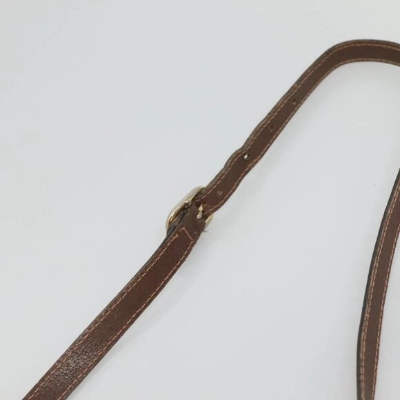 GUCCI GG Supreme Web Sherry Line Bag PVC Beige Gold Red 56 02 088 Auth BA2392 - Picture 9 of 16